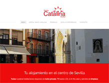 Tablet Screenshot of hostalsantacatalina.com